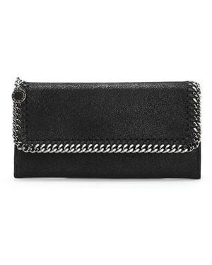 Stella McCartney Falabella Continental Wallet - Black