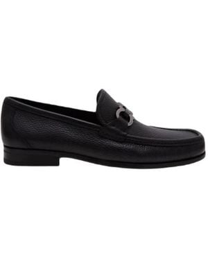 Ferragamo Grandioso 4 Loafers - Black
