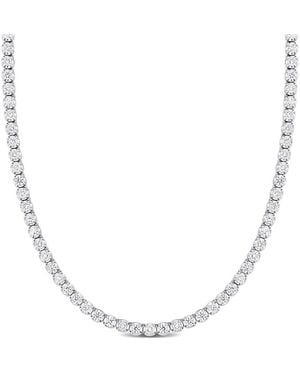 Created Forever 7Ct Tw Lab-Grown Diamond Tennis Necklace - Metallic
