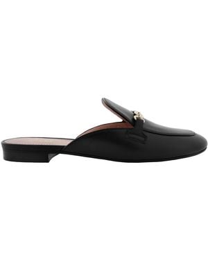 Bally Christiana Nappa Leather Slippers, Brand Size 35. Us - Black