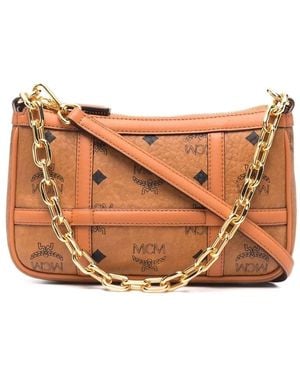 MCM Ladies Delmy Shoulder Bag - Brown