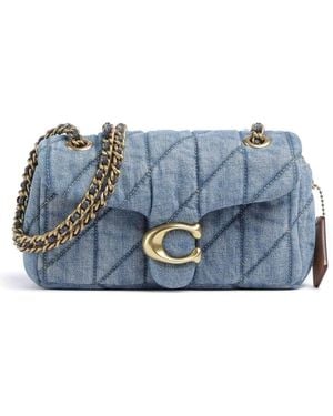 COACH Quilted Tabby Shoulder Bag 20 - Blue