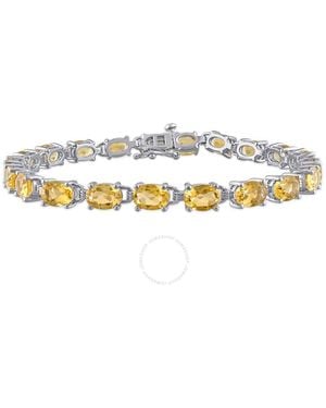 Amour 14 3/4 Ct Tgw Citrine Bracelet - Metallic