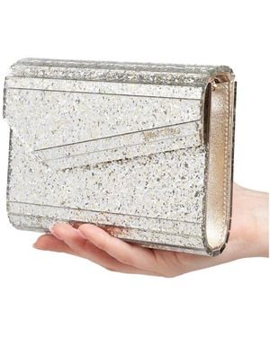 Jimmy Choo Candy Clutch Bag - White