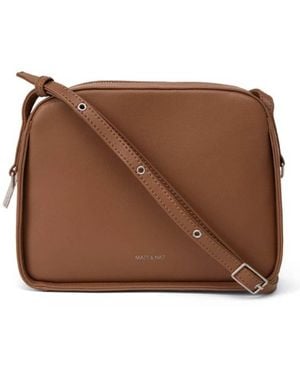 Matt & Nat Arbor Arc Vegan Crossbody Bag - Brown