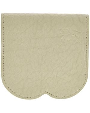 Burberry Ekd Leather Cardholder - Natural