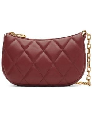 Burberry Rocking Horse Quilted Leather Mini Bag - Red