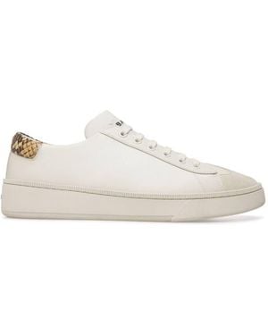 Bally Randy Leather Low-Top Trainers, Brand Size 45 Us - White
