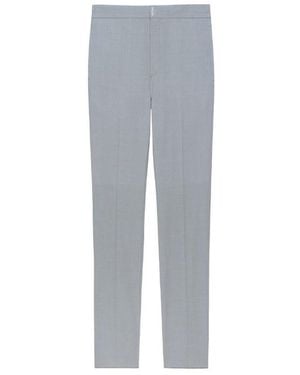 Givenchy Slim Fit Pants W/ Elastic Waist_Pearl, Brand Size 46 (Us - Gray