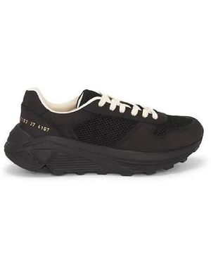 Common Projects Premium Runner Sneakers, Brand Size 35 (Us - Black