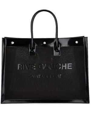 Saint Laurent Rive Gauche Top Handle Bag - Black
