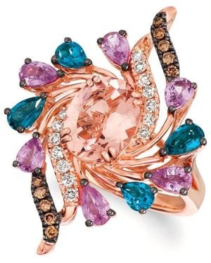 Le Vian Ladies Pastels Rings Set - Blue
