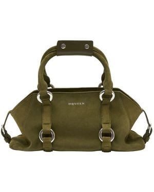 McQueen Farringdon Top Handle Bag - Green