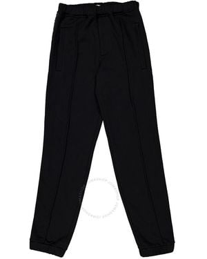 Fendi Logo Embossed Joggers, Brand Size 46 (Us - Black