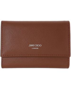 Jimmy Choo Howick Leather Key Holder - Brown