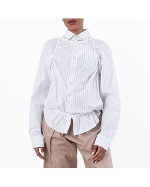 Maison Margiela Relaxed Fit Cotton Shirt, Brand Size 38 (Us - White