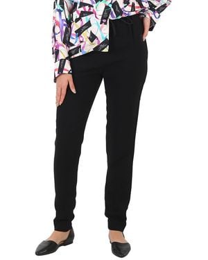 Burberry Custom Fit Monogram Motif Viscose jogging Trousers - Black