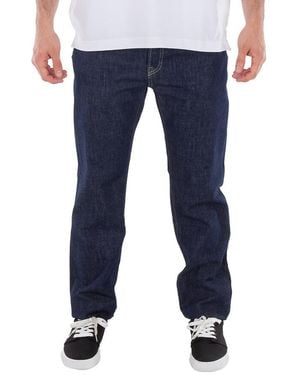 KENZO Logo-Patch Denim Pants - Blue
