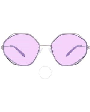 Tory Burch Pink Geometric Sunglasses Ty6095 33701a 56 - Purple