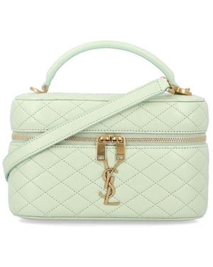Saint Laurent Gaby Vanity Bag - Green