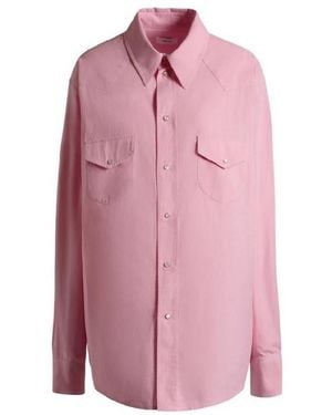 Bally Oversized Relaxed-Fit Cotton Shirt - Pink