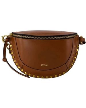 Isabel Marant Bordeaux Leather Shoulder Bag - Brown