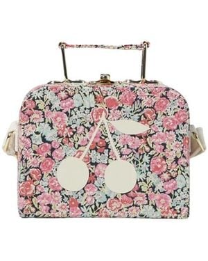 Bonpoint Aimane Floral-Print Shoulder Bag - Pink