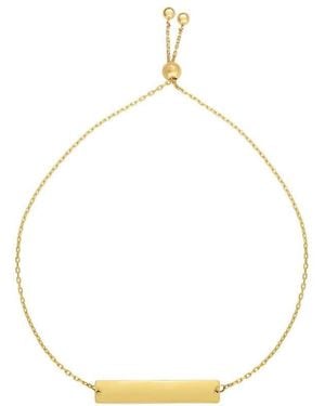 Tresorra 14K Id Friendship Bracelet - Metallic