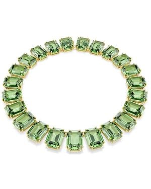 Swarovski Millenia Tennis Necklace - Green