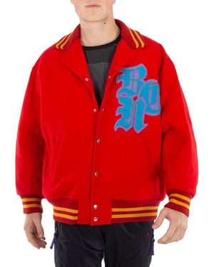 Kolor Stadium Varsity Blouson Jacket, Brand Size 1 - Red