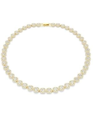 Swarovski Round Cut Una Angelic Tennis Necklace - Metallic