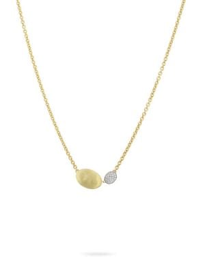 Marco Bicego Siviglia Grande 18K And Diamond Pendant Cb2490 B Yw Q6 - Metallic