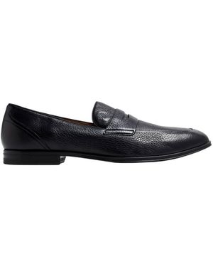 Bally Windsor-U Leather Penny Loafers, Brand Size 9 Us - Blue