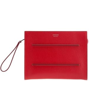 Ferragamo New Revival Leather Pouch - Red