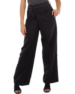 Burberry Zainab Smart Pants, Brand Size 6 (Us - Black