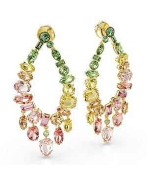 Swarovski Gema Ombre Crystal Earrings - Metallic