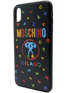 Moschino Letter Logo Iphone X Case - Black