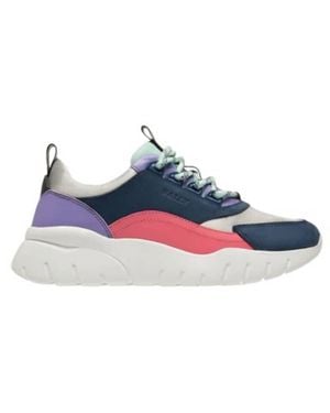 Bally Bitti Nubuck Leather Sneakers, Brand Size 36 Us - Blue