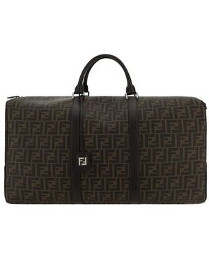 Fendi Boston Travel Bag - Black