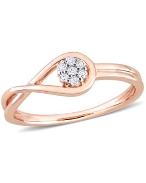 Amour Diamond Accent Infinity Promise Ring - Pink