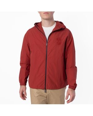 Burberry Anorak Ekd Hooded Jacket - Red