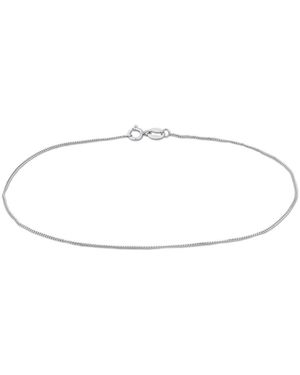 Amour Curb Link Chain Bracelet - White