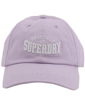 Superdry Graphic Baseball Cap - Purple