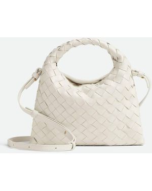 Bottega Veneta Intrecciato Mini Hop Crossbody Bag - Natural
