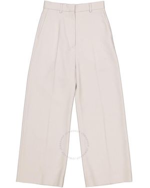 Acne Studios Light Wool Blend Trousers - White