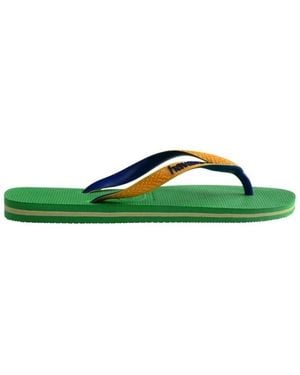 Havaianas Havianas Brazil Mix Flip Flops, Brand Size 35/36 Us - Green