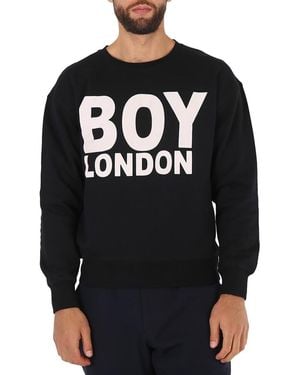 BOY London Reflective Cotton Sweatshirt - Black