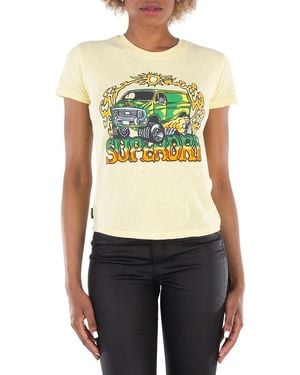 Superdry Motor Graphic Fitted T-Shirt - Green