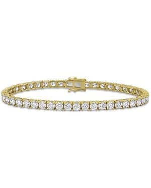 Created Forever 9 1/2Ct Tw Lab-Grown Diamond Tennis Bracelet - Metallic