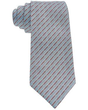 BVLGARI Light Double Silk Tie - Grey